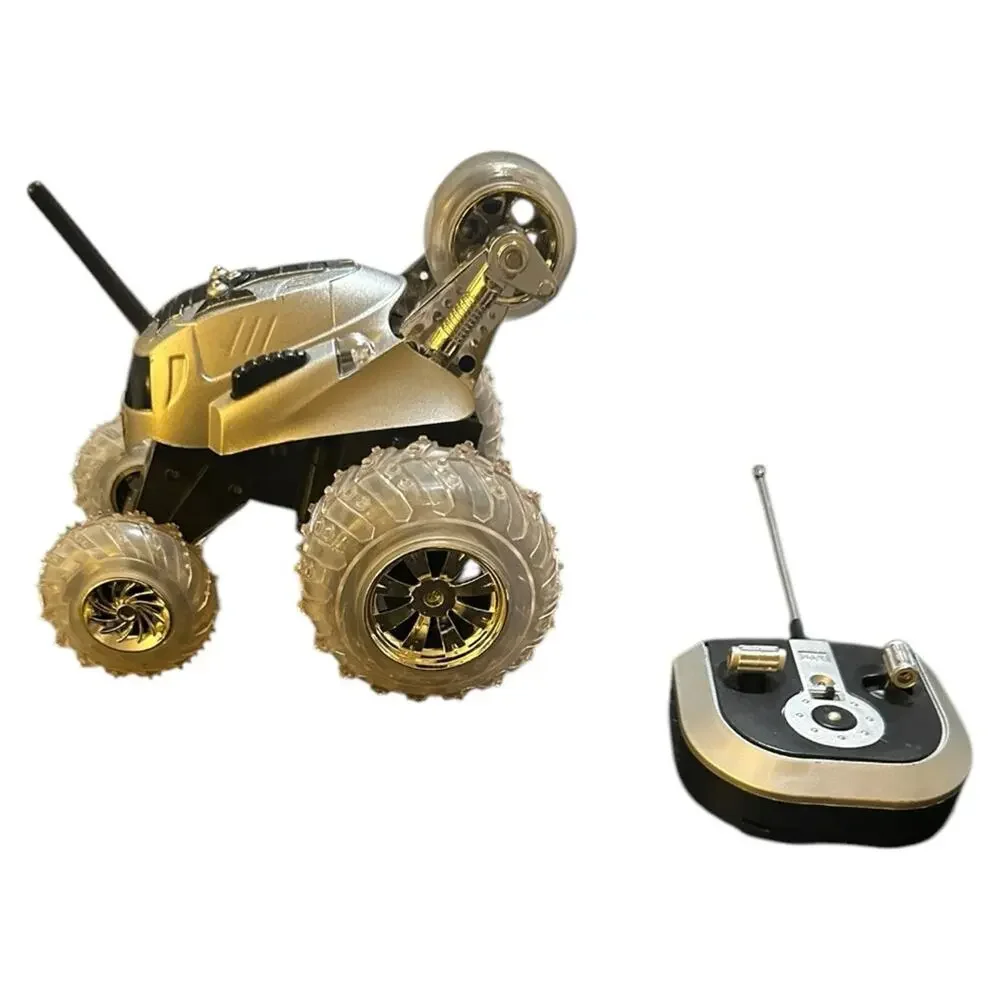 Silver and Black Remote-Controlled Monster Truck